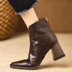 Botines Elegantes de Tacón Medio